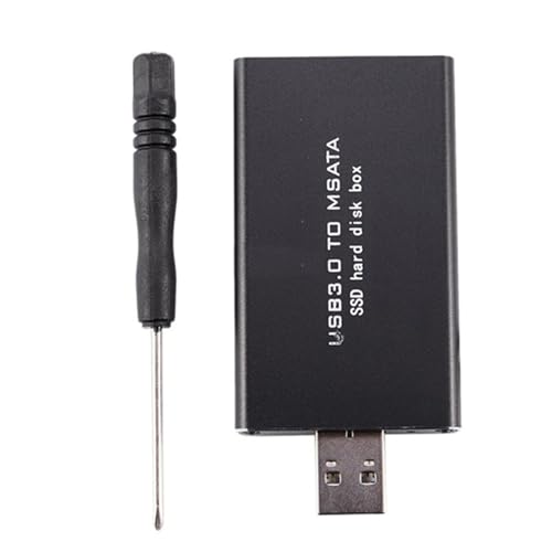 3X Caja externa USB 3.0 para mSATA SSD miniatura 2
