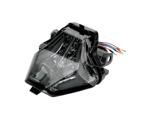 Feu arrière LED moto Yamaha R3 MT07 feu stop clignotant intégré rouge