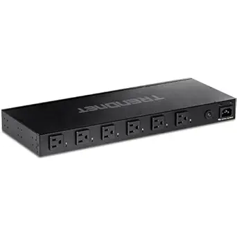 TRENDnet 6-Outlet Managed PDU, TPI-06, Rackmount Power Distribution Unit, UL Certified