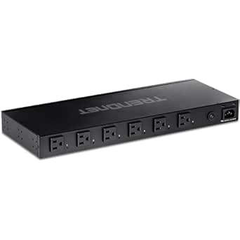 TRENDnet 6-Outlet Managed Rackmount Power Distribution Unit, TPI-06, UL Certified