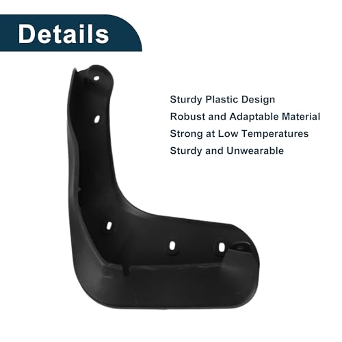 Image of Mud Flaps Splash Guards for Volkswagen Scirocco 2007-2019 W /Mount Accessories Mud Guards Front and Rear 1 Set