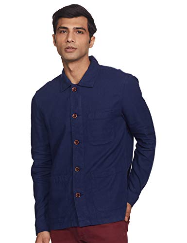 Image of Max Men's Solid Slim Fit Casual Shirt