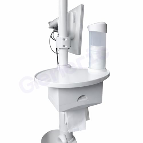 Image of Dental 3 in 1 Utility tray with Dispenser Water Cup Holder, Tissue Box & Utility Tray for Dental Implant of dental chair parts (Pack of 1 / COLOR AS PER AVAILBILITY)