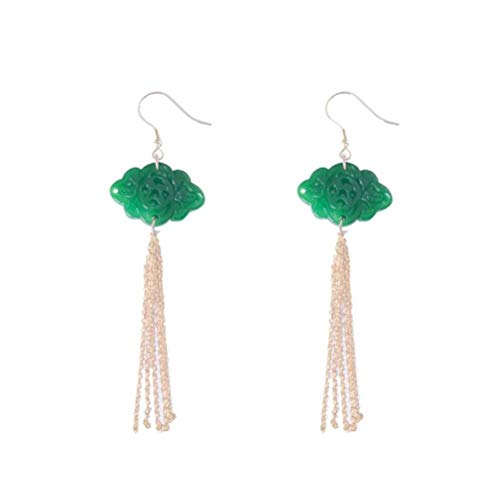 Boucles d'oreilles pour filles et femmes en argent vintage fait main S925