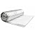 HOLNURY 3-in-1 Acoustic Premium Floor Underlayment - 200 sqft Roll - 3mm Thick EPE with Silver Foil Vapor Barrier with Tape - Moisture Barrier, Thermal Insulation, Sound Insulation (Silver Protect)