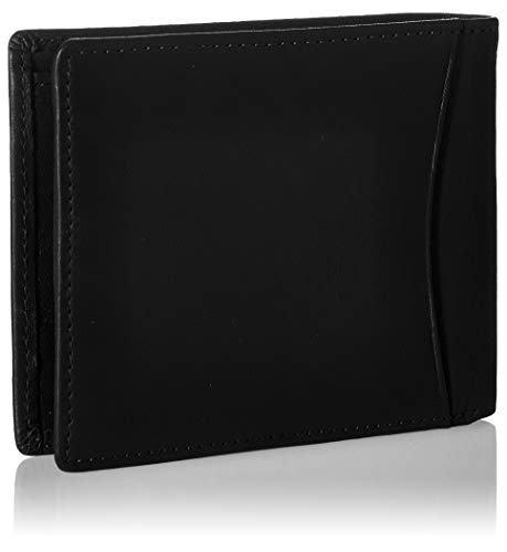 Royce Leather Men's RFID Blocking Bifold Wallet in Leather with Double Id Display, Black, One Size2