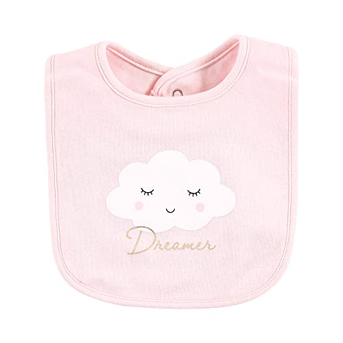 Image of Hudson Baby Unisex Baby Cotton Bibs, Dreamer, One Size