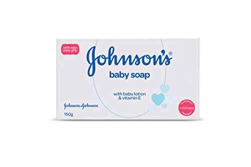 Image of Johnson's Baby Soap with New Easy Grip Shape, 150g