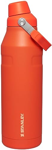 Image of Stanley IceFlow Fast Flow Water Bottle 50 oz | Angled Spout Lid | Lightweight and Leakproof for Travel and Sports | Insulated Stainless Steel | BPA-Free | Tigerlily