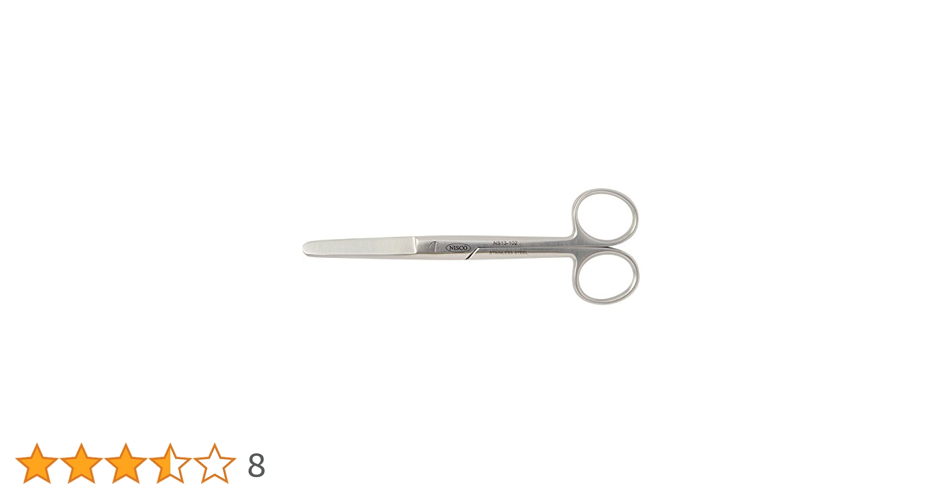 Amazon.co.jp: 外科剪刀（はさみ）両鈍 直 14.5cm ネジ止型 NS13