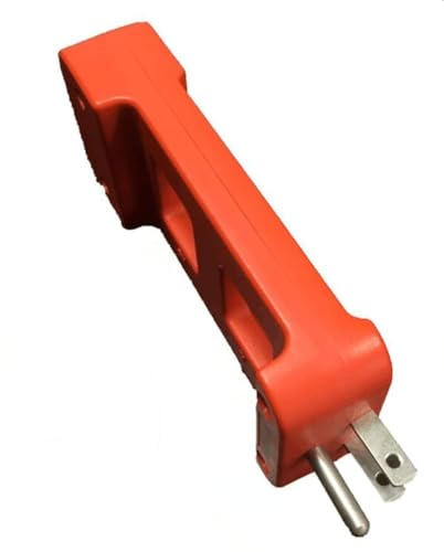 Image of KJ79B AC Line Splitter, Line Splitter for Clamp Meter, 10x Measurement, 15A Max Current, for US Outlets(red) (KJ79B red 2pcs)