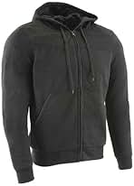 Milwaukee Leather Men's Textile Motorcycle Riding Hoodie Jacket w/CE Armor