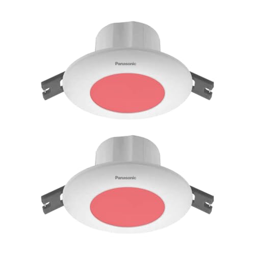 Image of Panasonic 3 Watt Deep Junction Downlighter, Round LED Junction Downlight (Red - PDLM1603RR2-2)