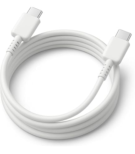 Image of Original Type C to C 3.3 Ft Fast Charging USB C Cable High-Speed & Data Transfer Compatible with Samsung F16 /F06,F15 /F05 /F55 5G, F14 /F04 /F34 /F54, F23 /F13 (3+3 Month Warranty) (SMNG CBL WHTE)