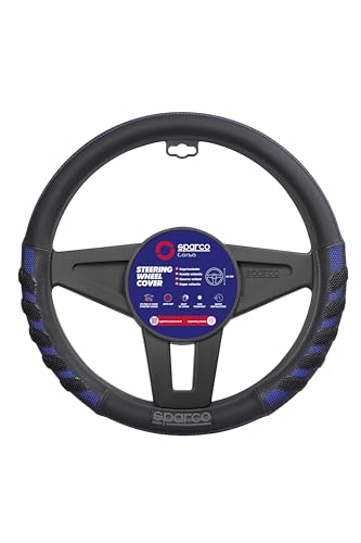 Sparco SPCS101BL S101-Funda Para Volante, Color Azul, Azzurro, Universale - 2
