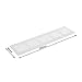Euro Tische 2X Aluminium Lüftungsgitter für Eine Ideale Belüftung, Belüftungsgitter für Küche, Bad, Toilette, Garage und Wohnzimmer, Abluftgitter 20 x 8 x 1.2cm