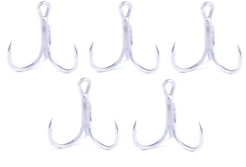 Ancorette Salt Water Acciaio Inox 5pz da Pesca Spinning Mare Needle Long Jerk Minnow Artificiali Cefalo Vivo Ami (6)