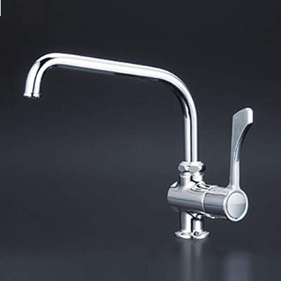 Amazon | KVK ワンタッチハンドル付立型自在水栓（L＝240mm