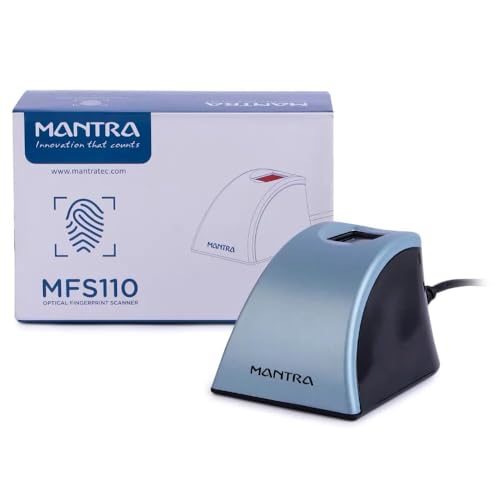 Mantra L1 MFS110 Biometric Fingerprint USB Scanner C Type OTG Latest Version with RD Services...