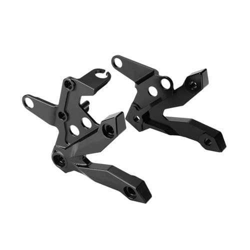 Kit de montage de repose-pieds avant de moto Z750 en finition noire haute résistance