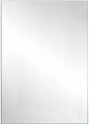 Espelho para Barbear 20x20cm com Fita Dupla Face Extra Forte Espelho Decorativo para Banheiro Box Lavabo e Quarto