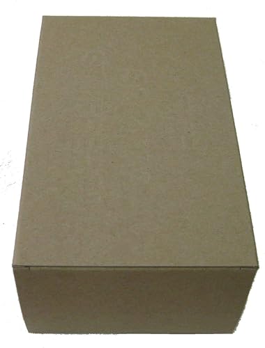 Bubblefast! Brand One Piece Reverse Tuck Carton Storage Shoe Boxes for Large Shoes, Pack of 50