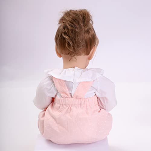 ZIYIUI 24 Zoll 60cm Reborn Babypuppe Lebensecht Reborn Kleinkind Mädchen Weiches Silikon Vinyl Real Life Blaue Augen… – Bild 8