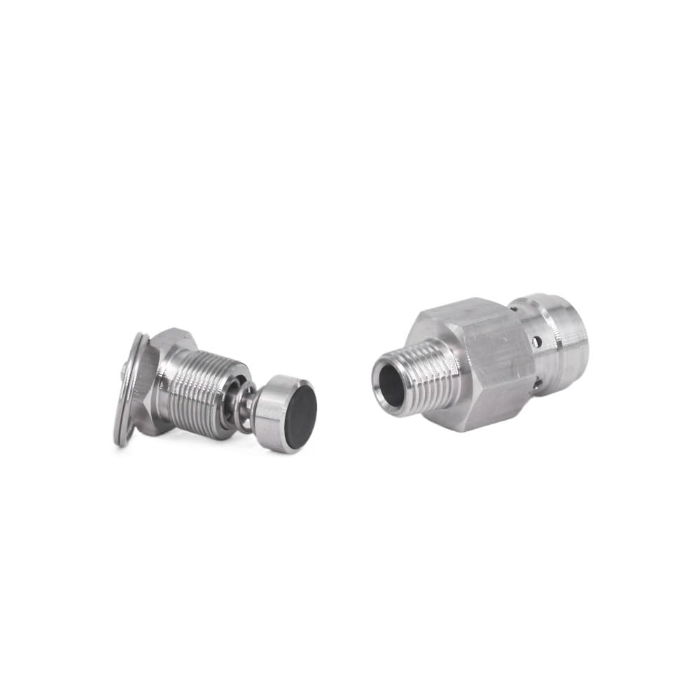 0,1/0,2/0,3 Mpa 1/4 "NPT SUS304 Sanitarny regulowany zawór nadmiarowy ciśnienia powietrza wydechowy sprężarka Homebrew(0.2 Mpa)