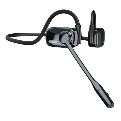 Image of Open Ear Bluetooth V5.4 Wireless Headphones with Noise Cancelling Mic