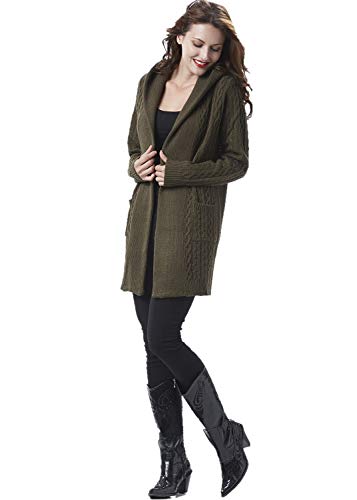 Image of SIMPLY COUTURE Women's Casual Pullover Cable-Knit Oversize Sweater