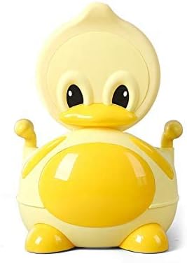 Training Potty Anti Slip Plastic with Lid Non-Slip Rubber Feet Sturdy Easy to Empty and Clean Toddlers