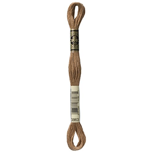 Image of DMC 6-Strand Embroidery Cotton Floss, Medium Mocha Beige