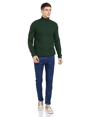 Image of Amazon Brand - Symbol Men's Casual Acrylic High Neck Sweater (Available in Plus Sizes)