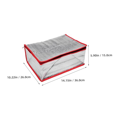 Yardwe Aluminum Insulated Thermal Box Liners Portable Foldable Seafood Storage Pouch with Flat Bottom Design for Enhanced Heat Retention and Better Thermal Insulation2