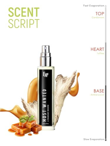 Image of EM5 Most Wanted Perfume for Men | Eau de Parfum Spray | Vanilla Woody Warm Spicy Fragrance | Luxury Gift for Him | 15 ml