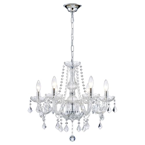 Crystal Chandelier Light Fixture, Modern K9 Crystal Chandelier Dining Room