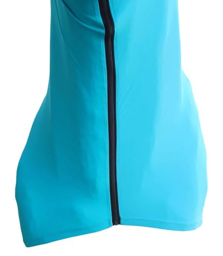 Image of Medium Horse Comfort Stretch Spandex Neck Hood Mane Turquoise 521MW04TR