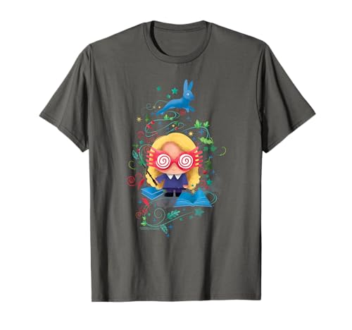 Harry Potter Luna Lovegood Chibi t-shirt, cinza