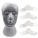 Cuscinetti nasali CPAP in silicone da 5 pezzi, protezioni per il naso in gel morbido per ridurre i segni rossi