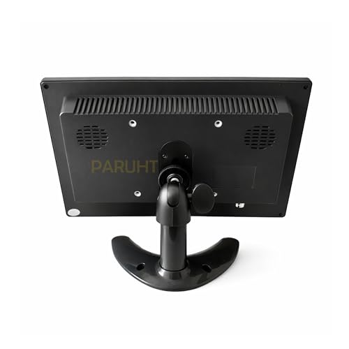 Image of 10.1 Inch TFT Color LCD Monitor Screen Display for CCTV, Rear View Vehicle, Photography with AV HDMI VGA DC Input, Black 10HDLCD