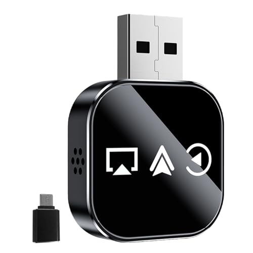Adaptateur automatique 3 en 1 CarPlay sans fil haute vitesse avec AirPlay et Mirror Link