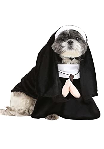 Disfraz de monja para perros y gatos Fun Costumes XL miniatura 3