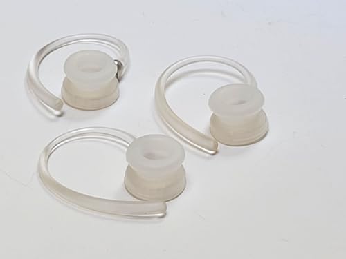 3 ganchos auriculares blancos tamaño estándar para Motorola miniatura 3