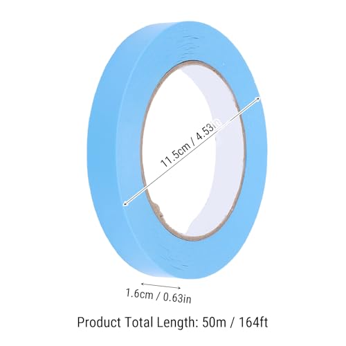 Cinta de Protección para Rueda de Bici, 16mm x 50m, Azul miniatura 4