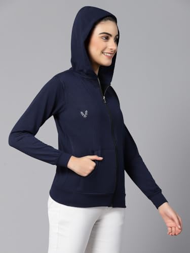 Image of UZARUS Women's Cotton Anthra Sweatshirt Hoodie