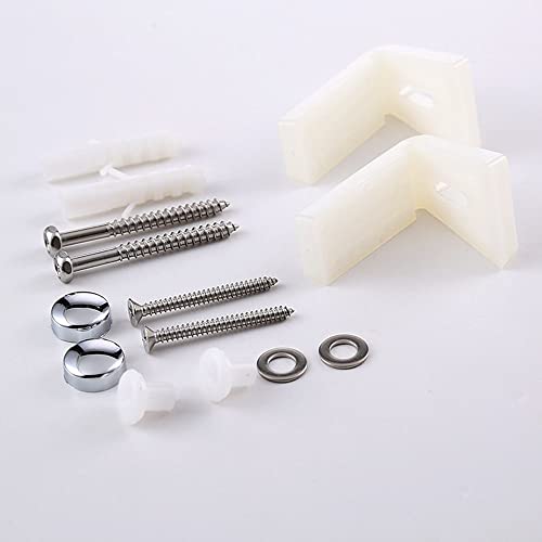Floor Toilet Pan Fixing Kit - L Shape Toilet Bidet Fixing Bolts, Bathroom Repair Fixings - Bracket and Screws - Image 4