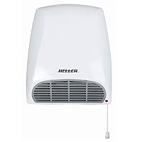 Heller 2000W Bathroom Fan Heater, White