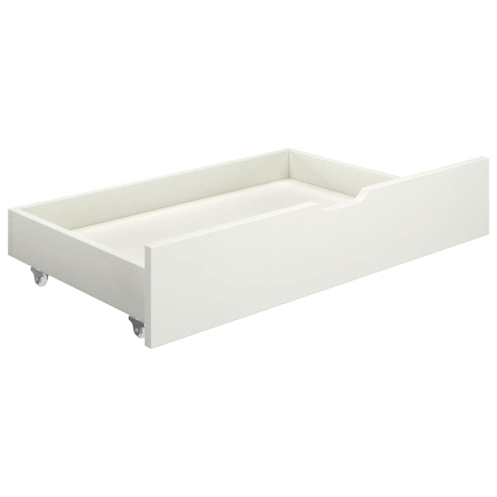 vidaXL Kiefernholz Massiv Bettgestell Bett Massivholzbett Holzbett Doppelbett Futonbett Bettrahmen Lattenrost Schlafzimmer Weiß 120x200cm