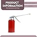 Downhill 2 PCS Hand Pump Oil Cans, Steel High Pressure Pistol Pump Oilers, Engine Oil Squirt Cans with Nozzle, Universal Auto Pistol Accessories, for Most Cars, Trucks, SUVs (Red)
