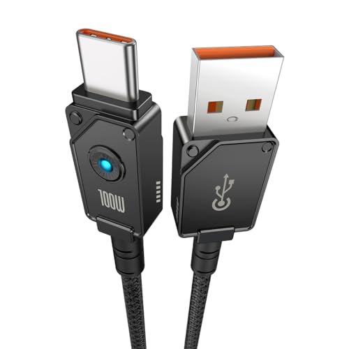 Image of Baseus Unbreakable Series Fast Charging Data Cable USB to Type-C 100W 1m Cluster Black